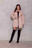 Płaszcz Damski Model Betty BEZ PLA0040 Beige - Roco Fashion - 38