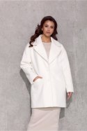 Płaszcz Damski Model Betty EKR PLA0040 Ecru - Roco Fashion - 40