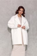 Płaszcz Damski Model Betty EKR PLA0040 Ecru - Roco Fashion - 40
