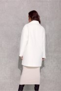 Płaszcz Damski Model Betty EKR PLA0040 Ecru - Roco Fashion - 40