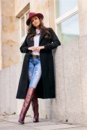 Płaszcz Damski Model Sovan CZA PLA0035 Black - Roco Fashion - 42