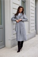 Płaszcz Damski Model Sovan SZA PLA0035 Grey - Roco Fashion - 40