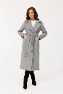 Płaszcz Damski Model Sovan SZA PLA0035 Grey - Roco Fashion - 40
