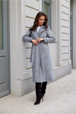 Płaszcz Damski Model Sovan SZA PLA0035 Grey - Roco Fashion - 42