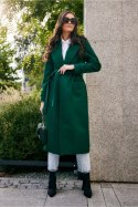 Płaszcz Damski Model Sovan ZIE PLA0035 Green - Roco Fashion - 36