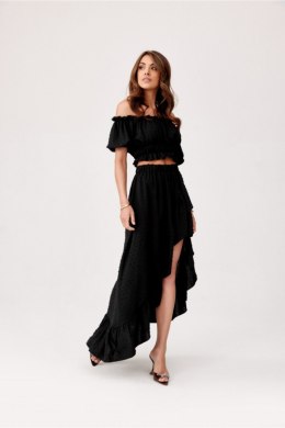 Spódnica Komplet Model CZA KOM0006 Black - Roco Fashion - 38