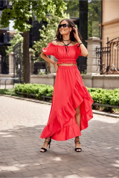 Spódnica Komplet Model KOR KOM0006 Coral - Roco Fashion - 36