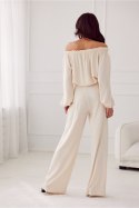 Spodnie Damskie Model Alaya BEJ SPD0032 Light Beige - Roco Fashion - 40