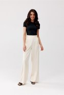 Spodnie Damskie Model Alaya BEJ SPD0032 Light Beige - Roco Fashion - 42