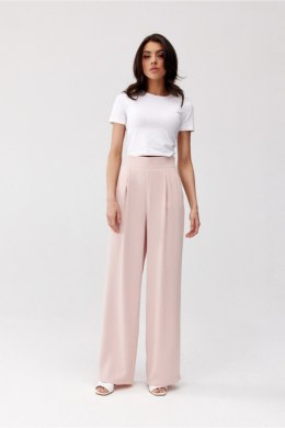 Spodnie Damskie Model Alaya ROZ SPD0032 Pink - Roco Fashion - 42