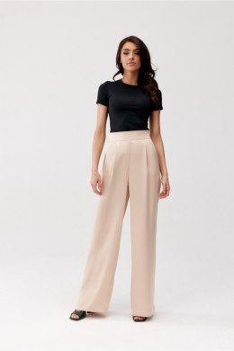 Spodnie Damskie Model Elsa BEZ SPD0034 Beige - Roco Fashion - 40