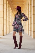 Sukienka Model Cassie SUK0490 E98 Multicolor - Roco Fashion - 40 Sukienka Model Cassie SUK0490 E98 Multicolor - Roco Fashion - 40