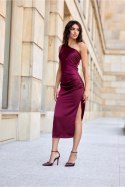 Sukienka Model Celine BOR SUK0411 Bordo - Roco Fashion - 36