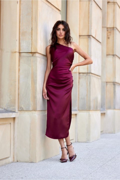 Sukienka Model Celine BOR SUK0411 Bordo - Roco Fashion - 44