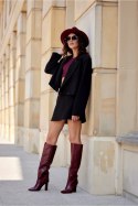 Żakiet Model Rennes CZA ZAK0021 Black - Roco Fashion - uniwersalny Żakiet Model Rennes CZA ZAK0021 Black - Roco Fashion - uniwersalny