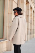 Kurtka Damska Model Camila BEJ KUR0029 Light Beige - Roco Fashion - 40 Kurtka Damska Model Camila BEJ KUR0029 Light Beige - Roco Fashion - 40