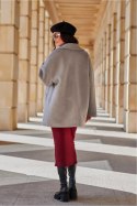 Kurtka Damska Model Camila SZJ KUR0029 Light Grey - Roco Fashion - 36