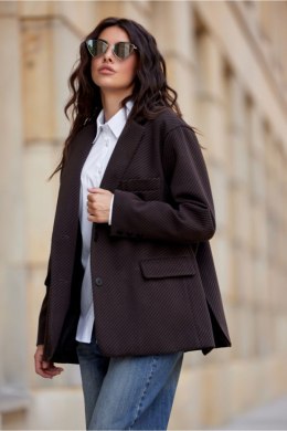 Marynarka Model Nadine BRA ZAK0020 Brown - Roco Fashion - uniwersalny