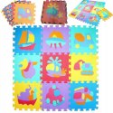 Puzzle piankowe mata Eva 10 szt pojazdy CB-114 Puzzle piankowe mata Eva 10 szt pojazdy CB-114