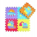 Puzzle piankowe mata Eva 10 szt pojazdy CB-114 Puzzle piankowe mata Eva 10 szt pojazdy CB-114