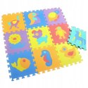 Puzzle piankowe mata Eva 10szt zwierzęta CB-115 Puzzle piankowe mata Eva 10szt zwierzęta CB-115