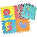 Puzzle piankowe mata Eva 10szt zwierzęta CB-115 Puzzle piankowe mata Eva 10szt zwierzęta CB-115