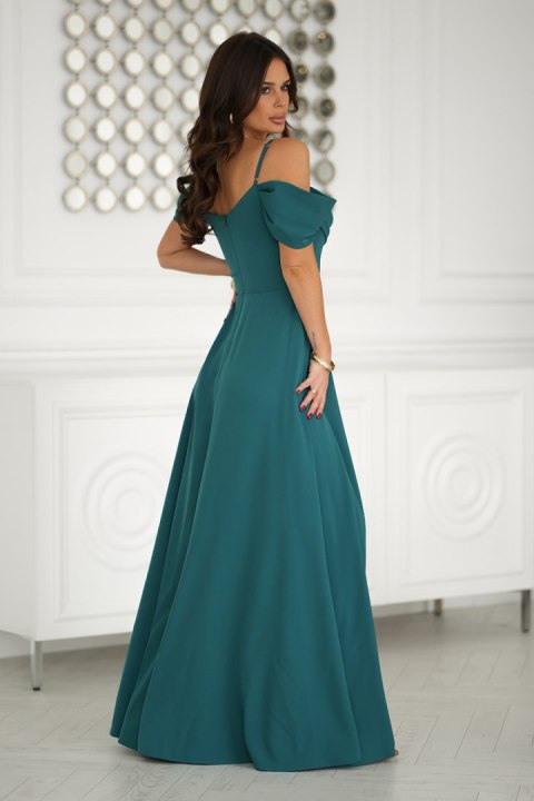 Sukienka Model 320-13 Green - Bicotone - 34 Sukienka Model 320-13 Green - Bicotone - 34