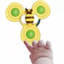 3 przyssawki sensoryczne grzechotka spinner ME-042 3 przyssawki sensoryczne grzechotka spinner ME-042