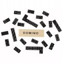 Gra domino rodzinna klasyczna 28 elementów drewniane pudełko 3896-5 Gra domino rodzinna klasyczna 28 elementów drewniane pudełko 3896-5