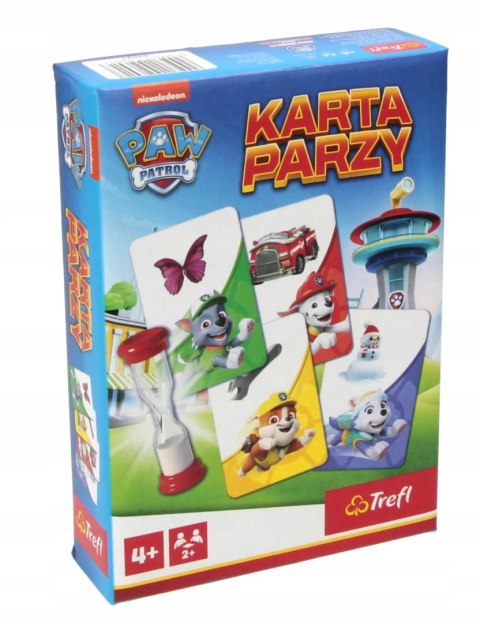 Gra podróżna Karta Parzy Psi Patrol Trefl 56 kart 4+ 02691 Gra podróżna Karta Parzy Psi Patrol Trefl 56 kart 4+ 02691