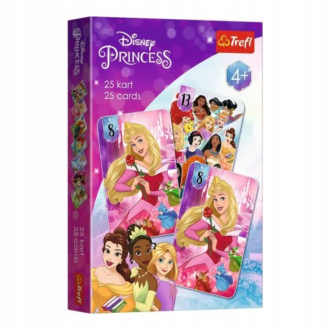 Karty Piotruś Princess księżniczki disney +4 Trefl 08496 Karty Piotruś Princess księżniczki disney +4 Trefl 08496