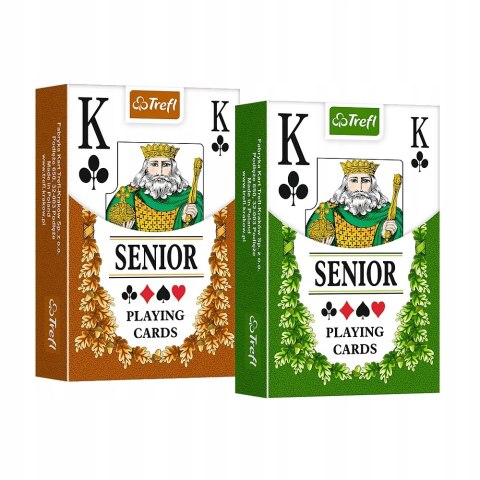 Karty do gry 55 listków Karty Classic Senior 55 Trefl K14917 Karty do gry 55 listków Karty Classic Senior 55 Trefl K14917