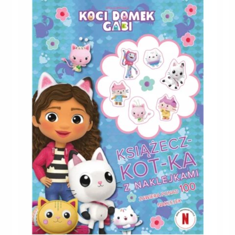 Książecz-kot-ka z naklejkami kolorowanka Koci domek Gabi Trefl KS97238 Książecz-kot-ka z naklejkami kolorowanka Koci domek Gabi Trefl KS97238