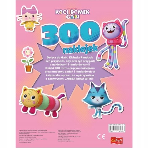 Książeczka Koci Domek Gabi 300 naklejek Trefl KS79760 Książeczka Koci Domek Gabi 300 naklejek Trefl KS79760