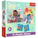 Puzzle 2w1+ Memos Lilo & Stitch Wesoły Dzień Disney 3+ Trefl 93585 Puzzle 2w1+ Memos Lilo & Stitch Wesoły Dzień Disney 3+ Trefl 93585