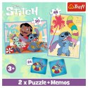 Puzzle 2w1+ Memos Lilo & Stitch Wesoły Dzień Disney 3+ Trefl 93585 Puzzle 2w1+ Memos Lilo & Stitch Wesoły Dzień Disney 3+ Trefl 93585