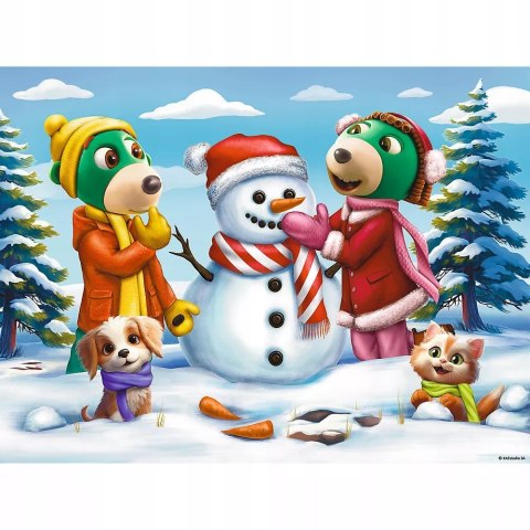 Puzzle 30 elementów Zimowe zabawy Treflików Trefl Rodzina treflików 18300 Puzzle 30 elementów Zimowe zabawy Treflików Trefl Rodzina treflików 18300