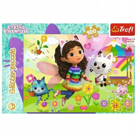 Puzzle Koci Domek Gabi 100 elementów Brokatowa Gabi Trefl 14832 Puzzle Koci Domek Gabi 100 elementów Brokatowa Gabi Trefl 14832