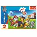 Puzzle Psi patrol 60 elementów Psi Patrol na polanie Trefl 17375 Puzzle Psi patrol 60 elementów Psi Patrol na polanie Trefl 17375