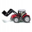 Siku Traktor Massey Ferguson z przednią ładowarką metal model S1484 Siku Traktor Massey Ferguson z przednią ładowarką metal model S1484