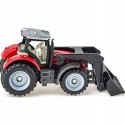 Siku Traktor Massey Ferguson z przednią ładowarką metal model S1484 Siku Traktor Massey Ferguson z przednią ładowarką metal model S1484