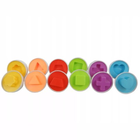 Układanka sorter jajka Montessori kolory DF24A Układanka sorter jajka Montessori kolory DF24A