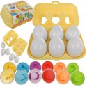 Układanka sorter jajka Montessori kolory DF24B Układanka sorter jajka Montessori kolory DF24B