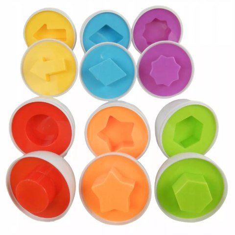 Układanka sorter jajka Montessori kolory DF24B Układanka sorter jajka Montessori kolory DF24B