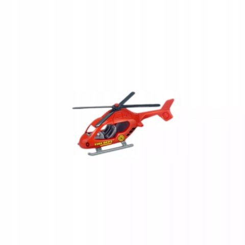 Zestaw pojazdów strażackich resoraki helikopter dla dzieci 6136 Zestaw pojazdów strażackich resoraki helikopter dla dzieci 6136