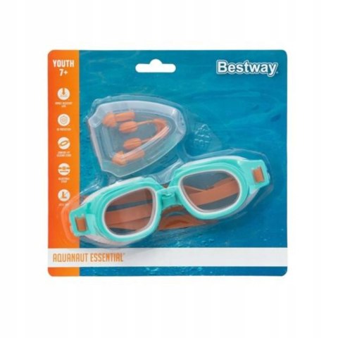 Bestway Zestaw do pływania okulary zatyczki dla dzieci 7+ 26034 Bestway Zestaw do pływania okulary zatyczki dla dzieci 7+ 26034