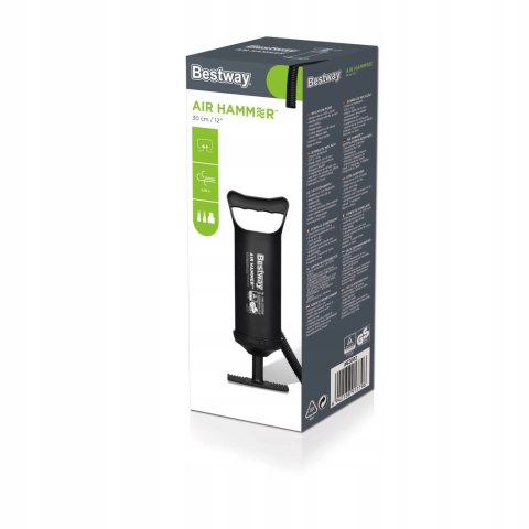 Bestway pompka tłokowa ręczna 3 końcówki 62002 Bestway pompka tłokowa ręczna 3 końcówki 62002