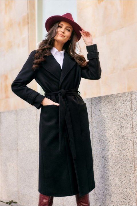 Płaszcz Damski Model Sovan CZA PLA0035 Black - Roco Fashion - 36