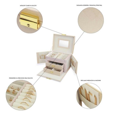 Schmuckschatulle. Tasche Organizer Box PD102R Schmuckschatulle. Tasche Organizer Box PD102R