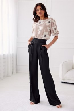 Spodnie Damskie Model Elsa CZA SPD0034 Black - Roco Fashion - 36